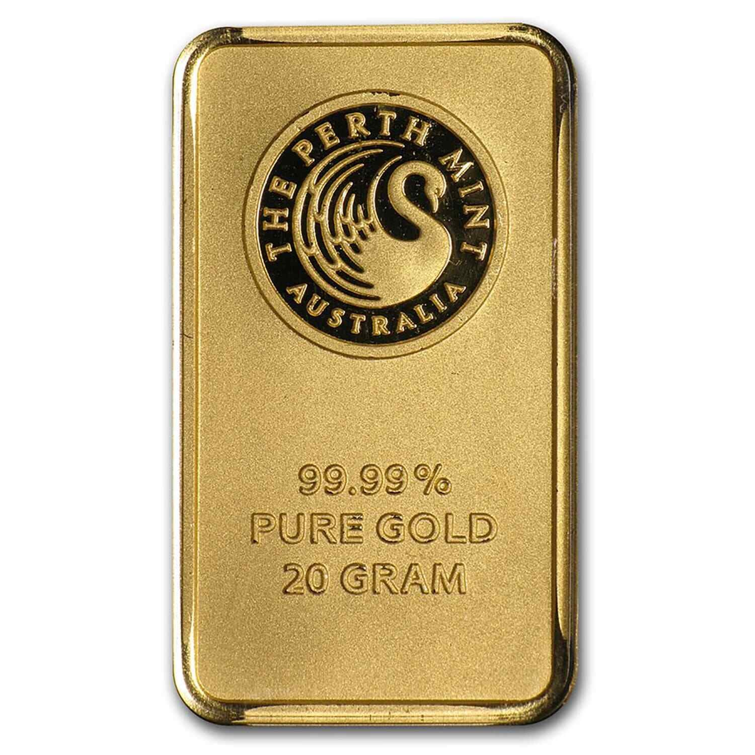 20 Gram Gold Bar - the Perth Mint (In Assay)
