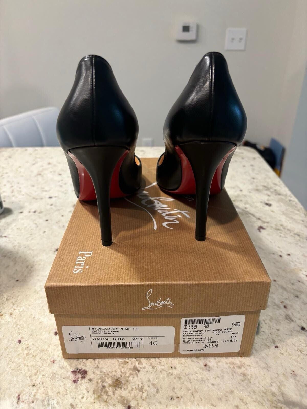 Christian Louboutin so Kate Pointed Toe Pump - Black, US7