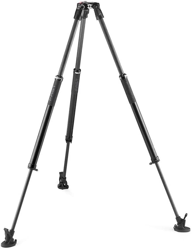 504X Fluid Video Head with 635 Fast Single Leg Carbon Tripod, Fast Tripod and Video Head Kit, Made of Premium Carbon Fibre, Designed for DSLR Digital Cameras, Videographer