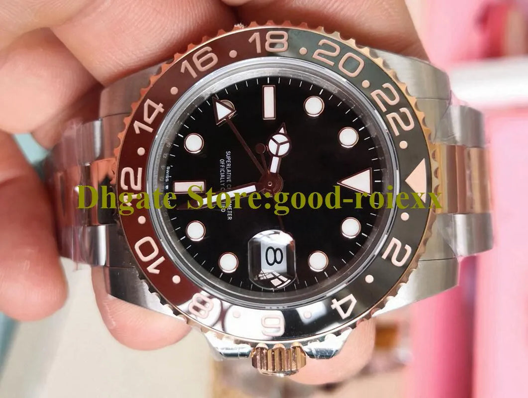 Watches for Men Rose Gold Brown Black Ceramic Bezel BP Watch BPF Mechanical 2813 Mens Date 126711 Jubilee Bracelet 126710 Steel 116719 Wristwatches