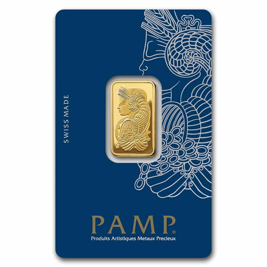 10 Gram Gold Bar - PAMP Lady Fortuna Veriscan® (In Assay)