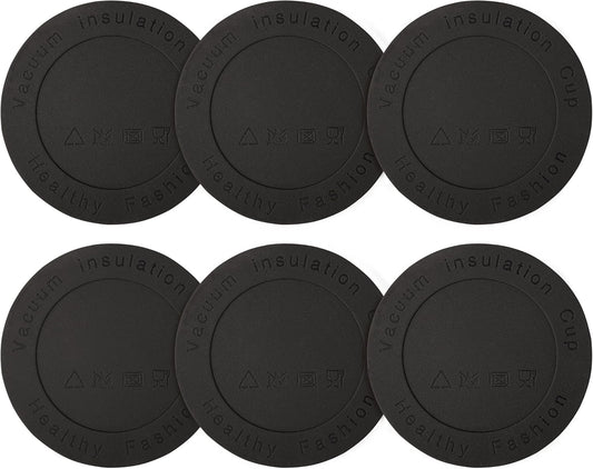 Silicone Bottom Protectors for Hydro Flask 60 Oz, Yeti 36 Oz, CIVAGO 32/40 Oz, IRON FLASK 32/40 Oz, Non-Slip Rubber Bottom Protectors (6 Pack 2.95" 75Mm)