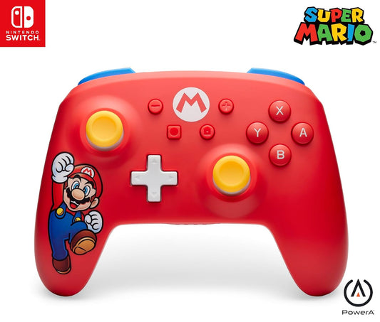 Wireless Controller for Nintendo Switch - Mario Joy, Nintendo Switch - OLED Model, Nintendo Switch Lite, Gamepad, Game Controller, Bluetooth Controller, Motion Controls, Officially Licensed