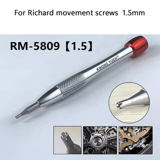Watch Repair for RM Richard Mile Screwdriver Movement Screw 5-Jaw Prongs 1.5Mm
