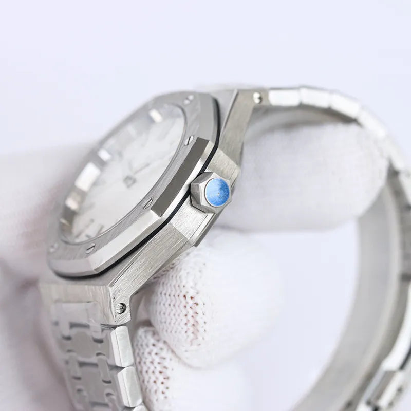ZF Factory Men'S and Women'S 15550 Watch Small Size 37Mm Fully Automatic Cal3120 Mechanical Movement 50Th Anniversary Top Craftsmanship Quality