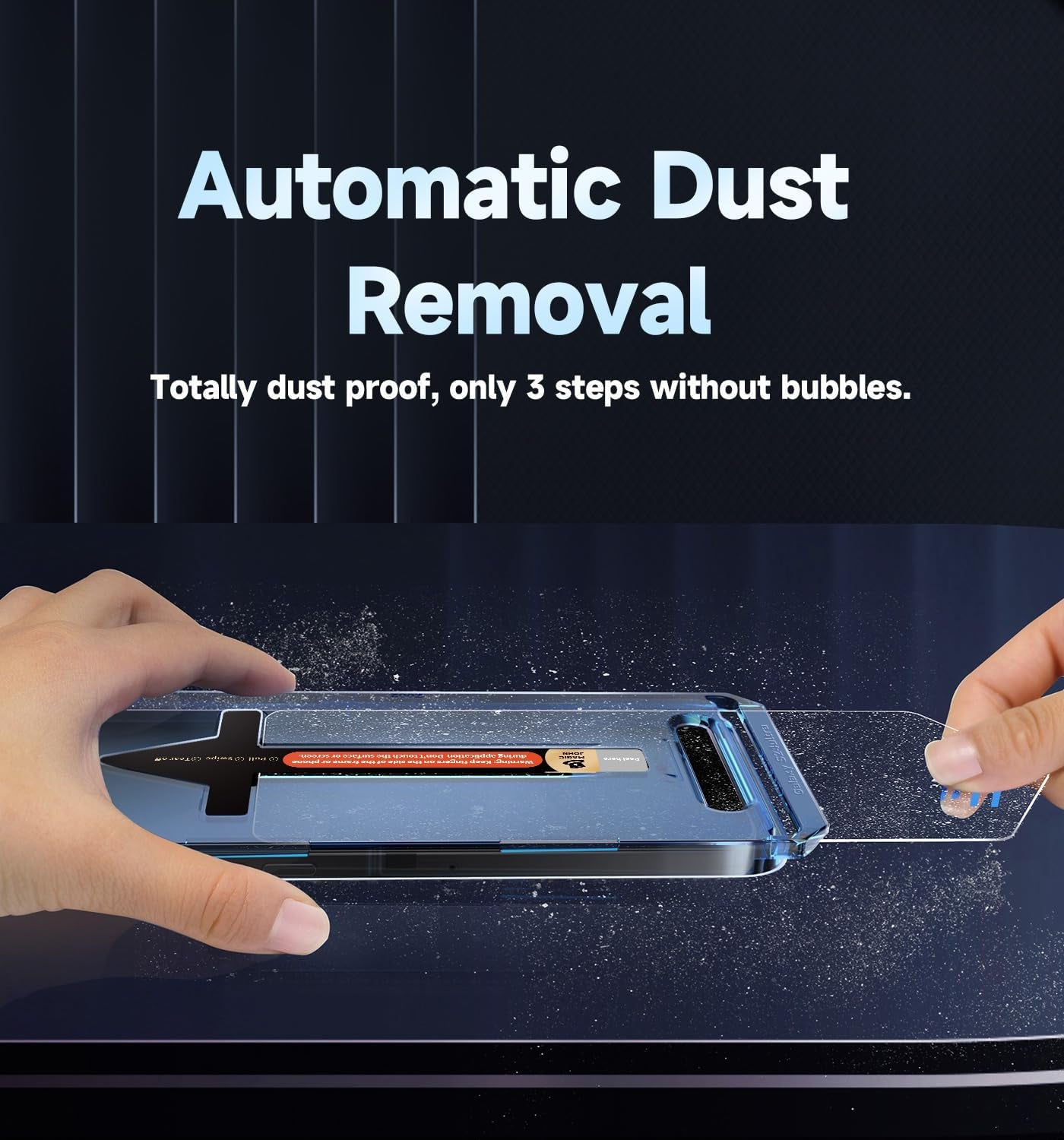 2 Pack for Samsung Galaxy S25 Ultra Tempered Glass Screen Protector, Bubble Free, Easy Installation, Auto Dust-Elimination