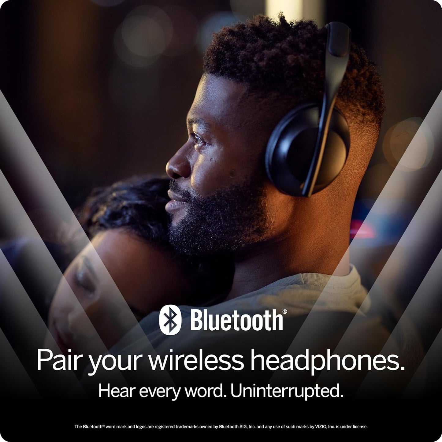 43-Inch 4K UHD LED Smart TV W/Dolby Vision HDR, Wifi 6, Bluetooth Headphone Capable, Apple Airplay, Google Cast Built-In (V4K43M-08, New)