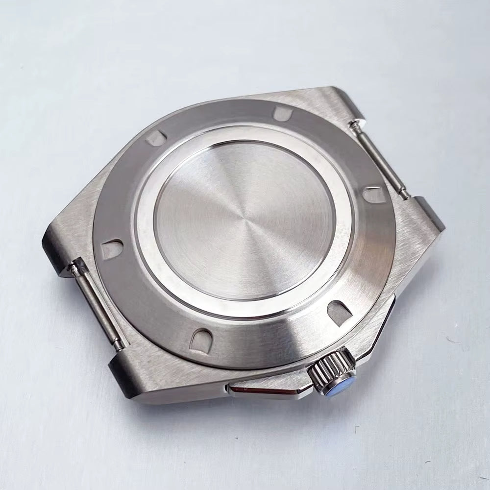 40Mm for Ingenieur IWC Style Mod Watch Case Sapphire Glass Fit NH35 NH36 Dive Men'S Wristwatch Accessories Parts Steel Bracelet