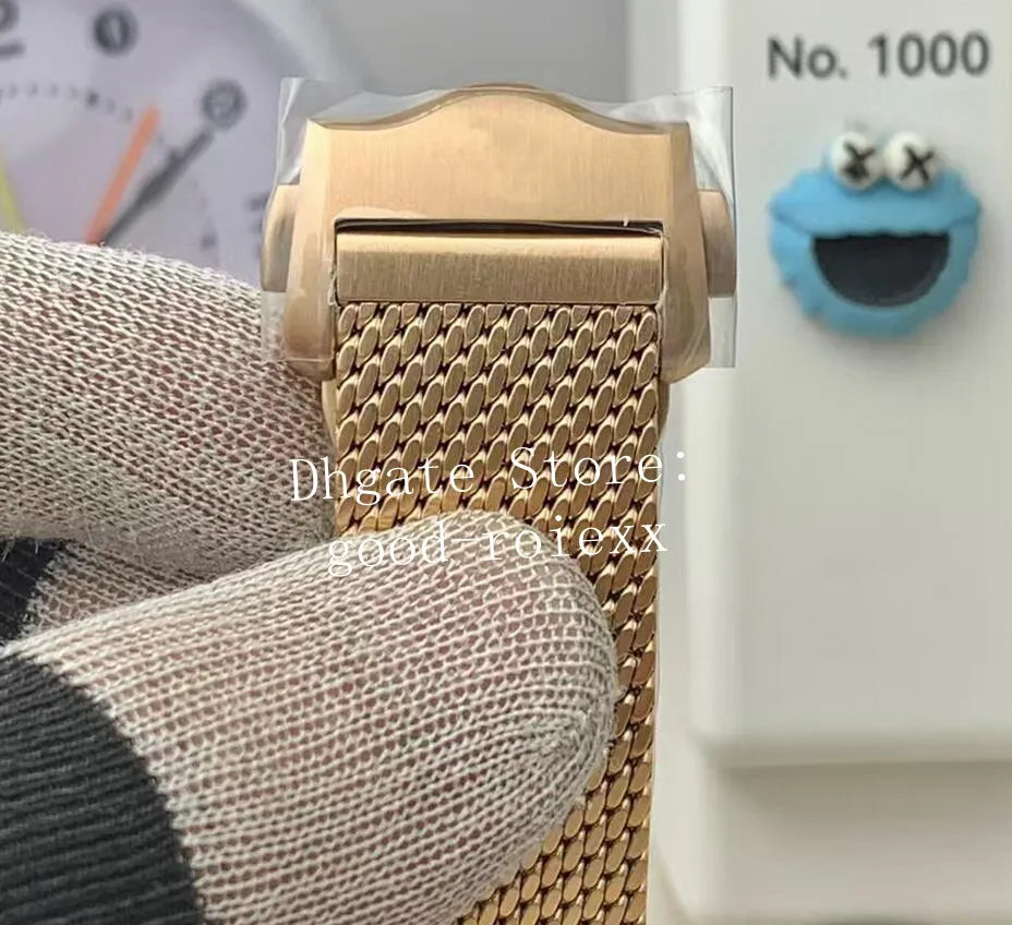 42Mm Men'S Bronze Watches Men Vsf Automatic Cal.8806 Movement Vs Aluminum Bezel Dial Watch Sbf Mesh Gold Burgundy Bracelet Diver 300M Luminous Wristwatches