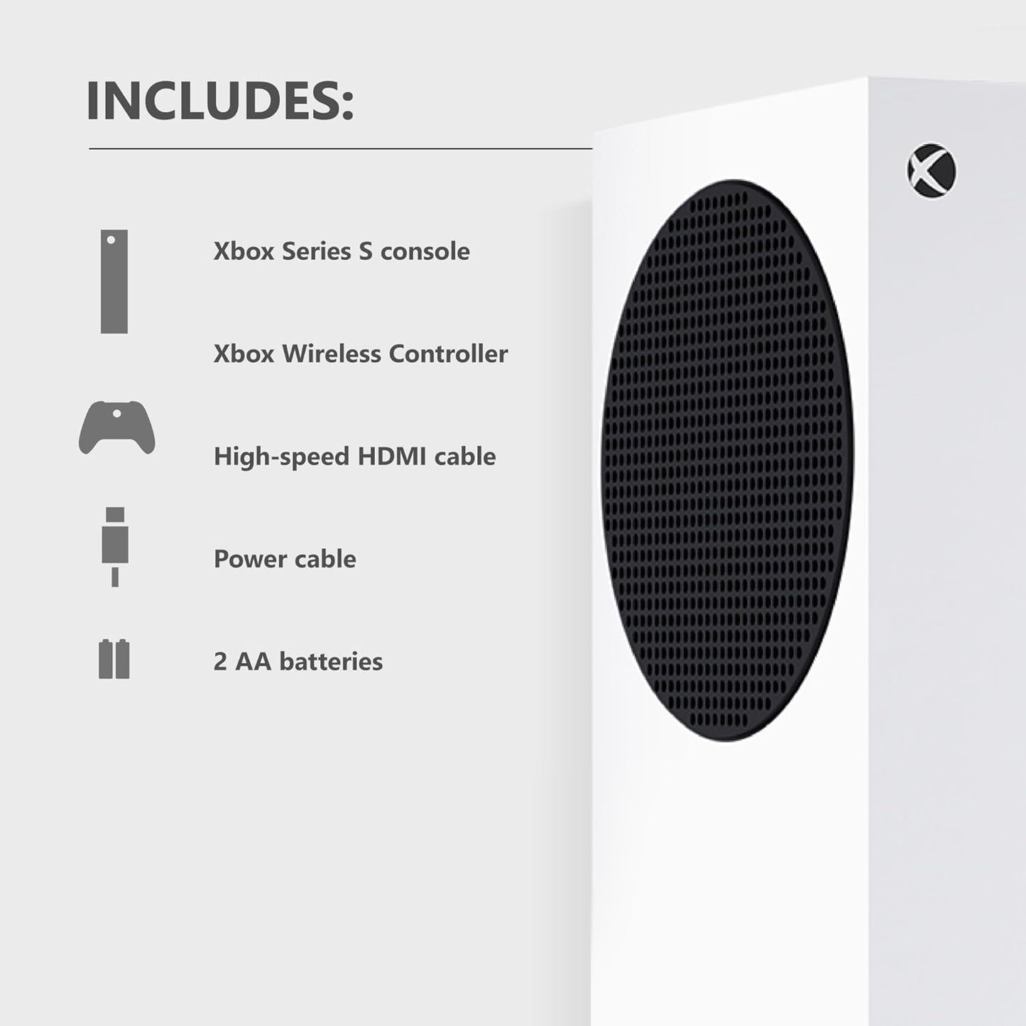 XBox Series S 512GB SSD Console - Includes Wireless Controller - up to 120 Frames per Second - 10GB RAM 512GB SSD - Experience High Dynamic Range - Velocity Architecture