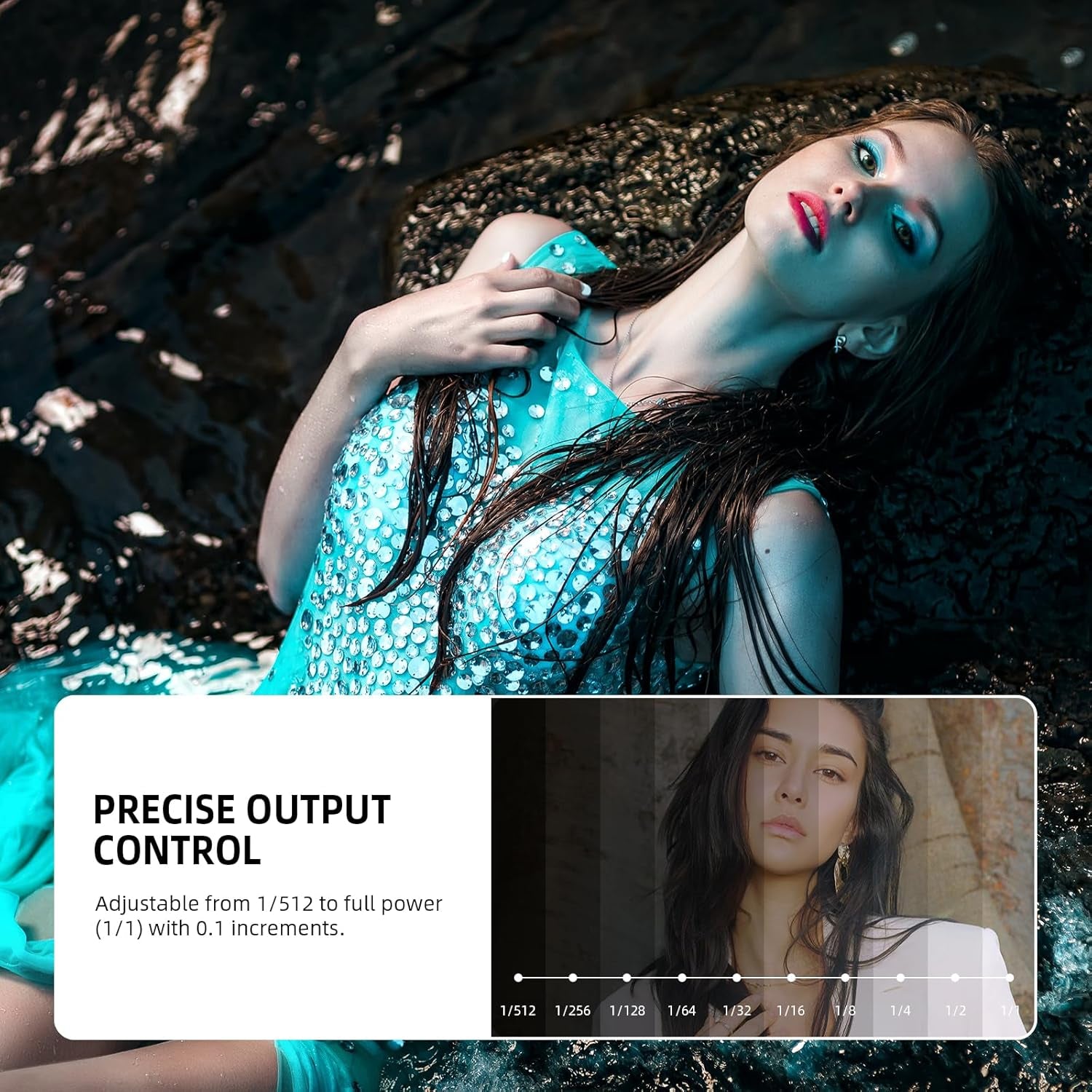 AD200 Pro II Ad200Pro II Strobe Flash, TTL 200W Pocket Flash HSS 1/8000S, One-Tap Wireless Sync, Enhanced Color Screen, Photography Lighting for Canon, Sony, Nikon, Fuji, Olympus, Panasonic