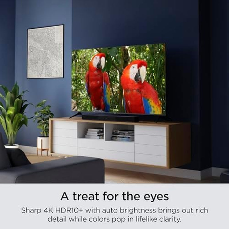 Smart TV – 50-Inch Select Series 4K HDR tv with Enhanced Voice Remote, Brilliant 4K Picture, Automatic Brightness, & Seamless Streaming – Live Local News, Sports, Family Entertainment
