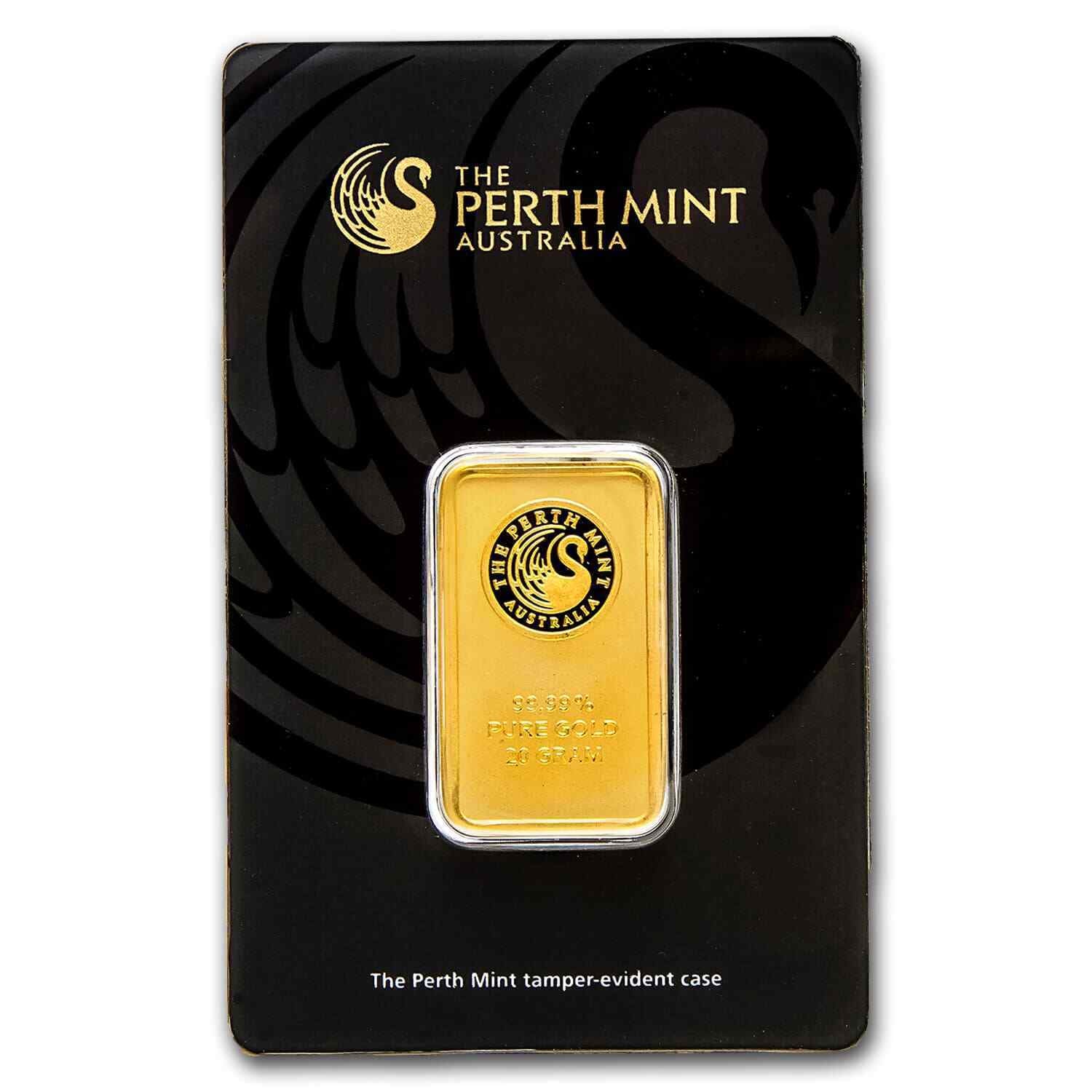 20 Gram Gold Bar - the Perth Mint (In Assay)