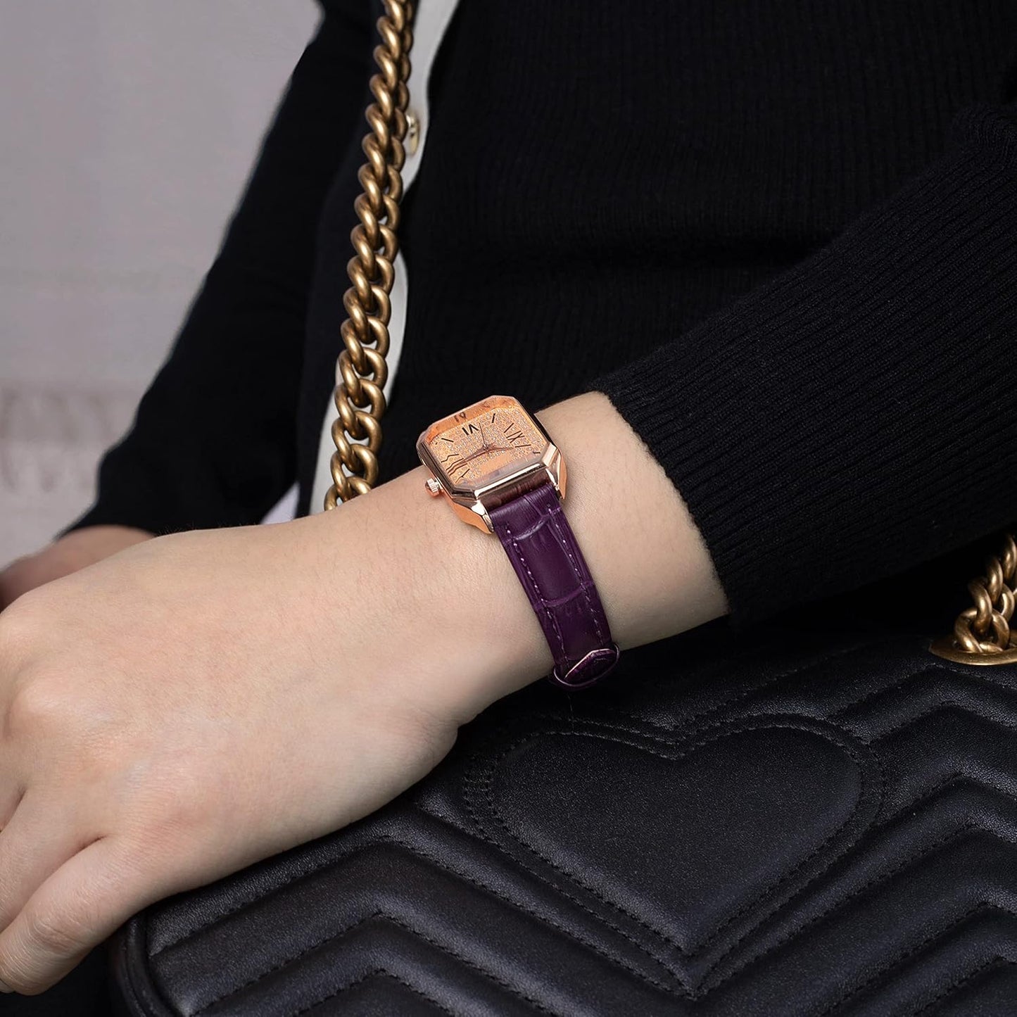 Croco Design Leather Watch Bands, Classical Leather Watch Straps for Women&Mens Waterproof 12Mm 14Mm 16Mm 18Mm 19Mm 20Mm 22Mm