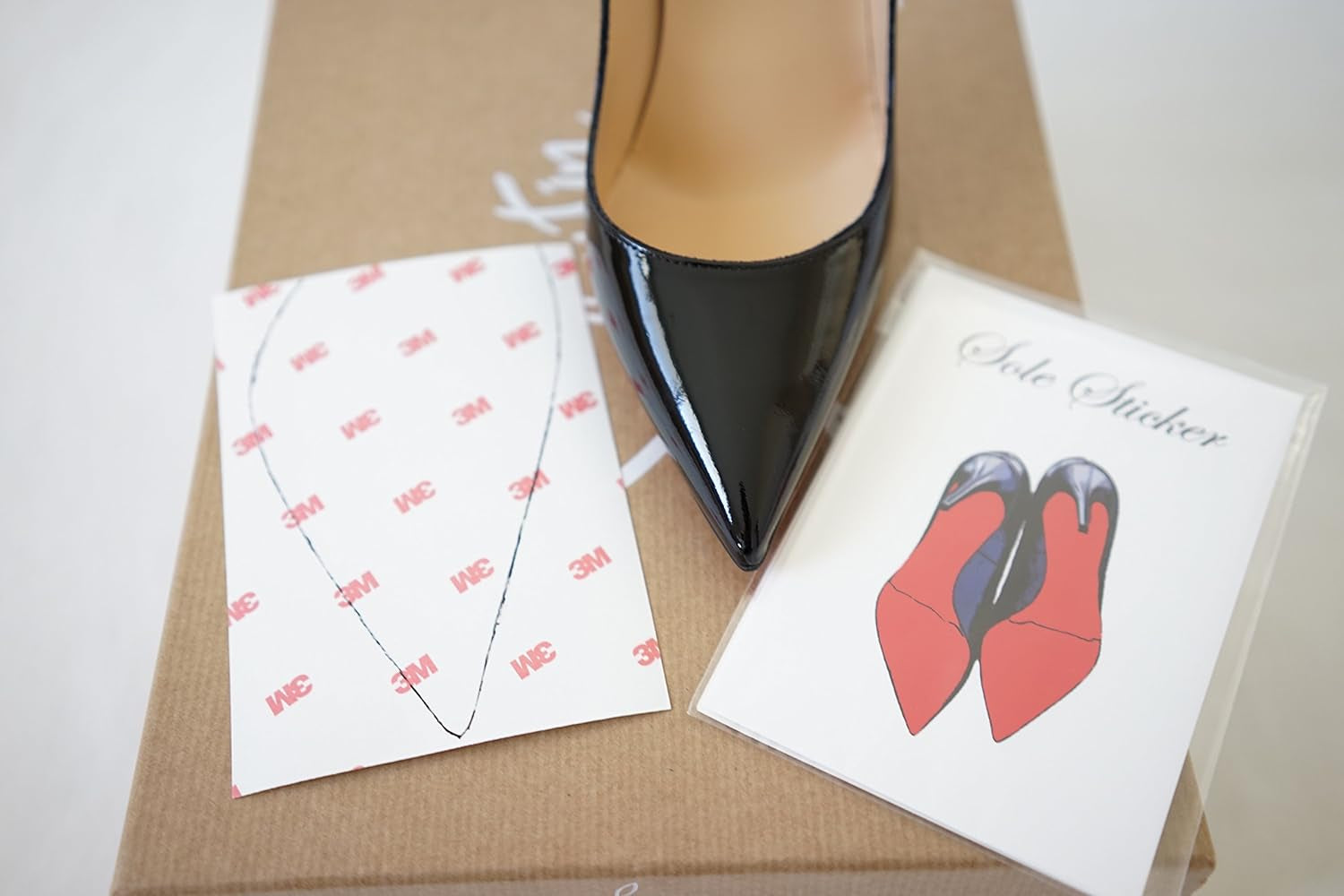 Sole Sticker Crystal Clear 3M Sole Protector for Christian Louboutin High Heels