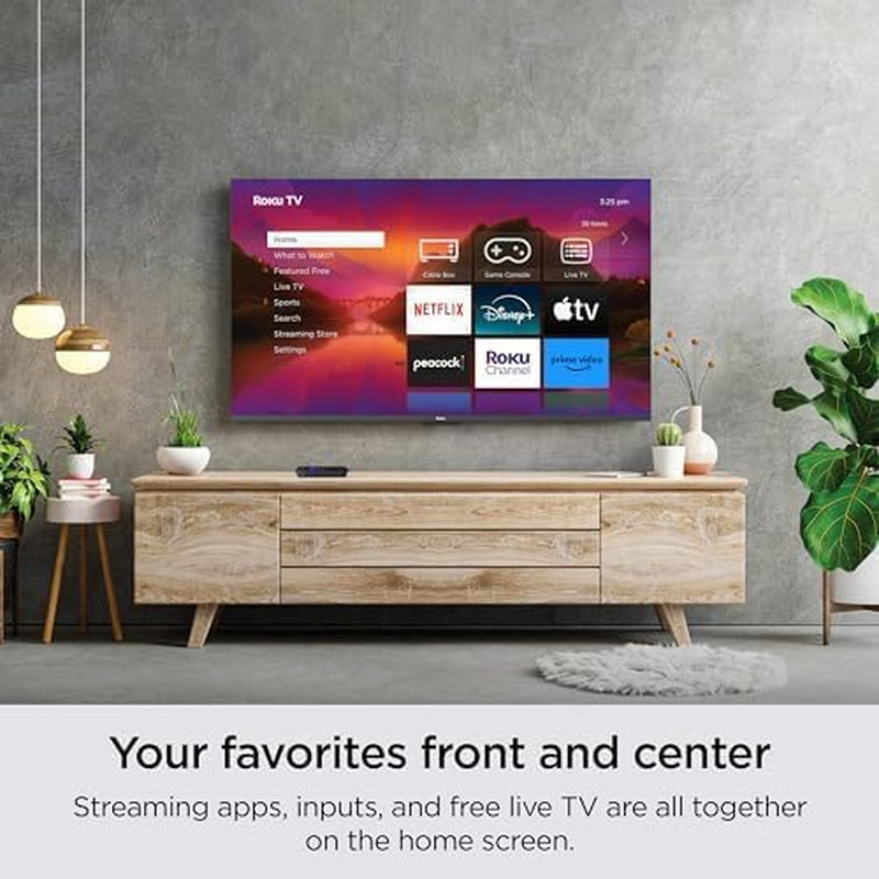 Smart TV – 50-Inch Select Series 4K HDR tv with Enhanced Voice Remote, Brilliant 4K Picture, Automatic Brightness, & Seamless Streaming – Live Local News, Sports, Family Entertainment