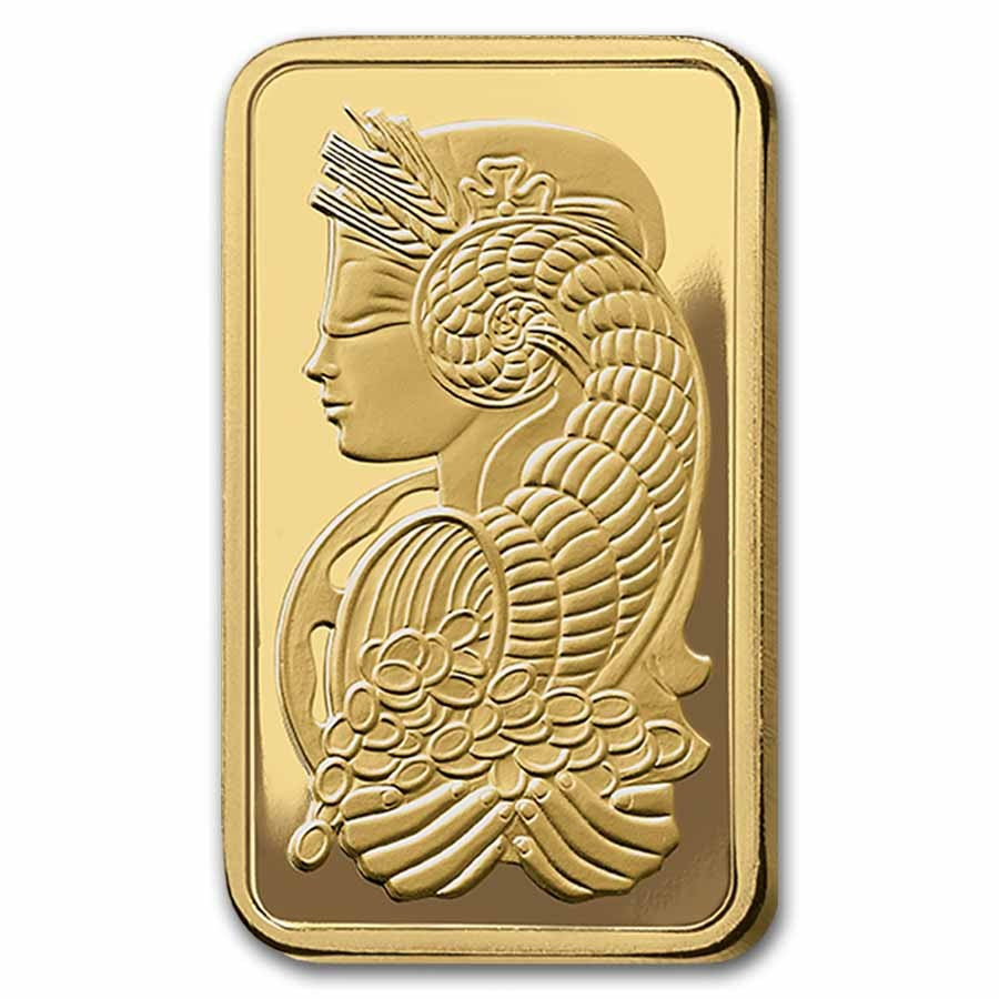 10 Gram Gold Bar - PAMP Lady Fortuna Veriscan® (In Assay)