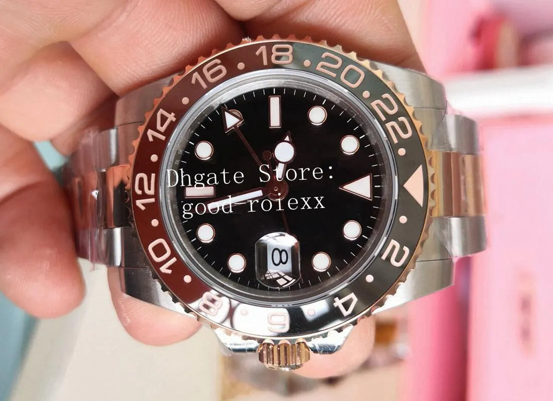 Watches for Men Rose Gold Brown Black Ceramic Bezel BP Watch BPF Mechanical 2813 Mens Date 126711 Jubilee Bracelet 126710 Steel 116719 Wristwatches