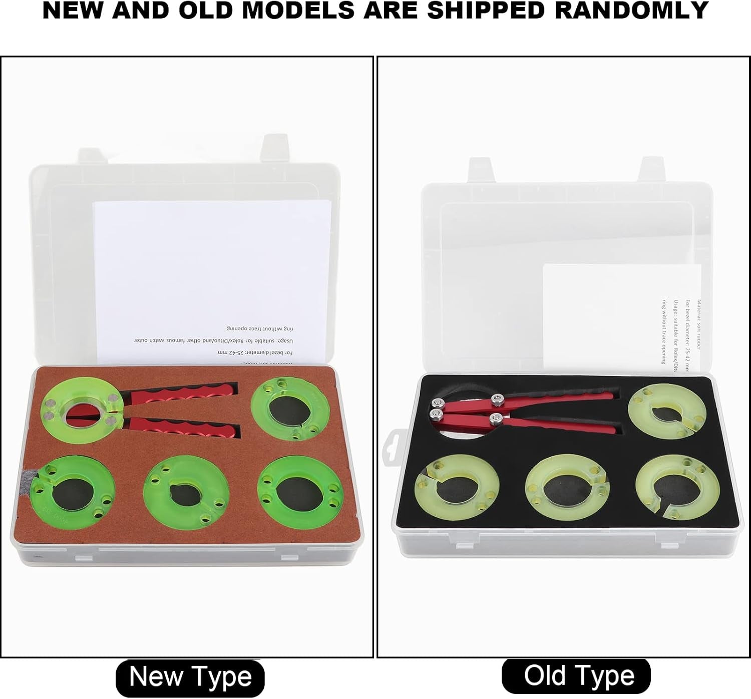 Watch Repair Kit Watch Bezel Ring Opener Removal Tools Watch Glass Changing Watchmaker'S Repair Tool Set Watch Accessories