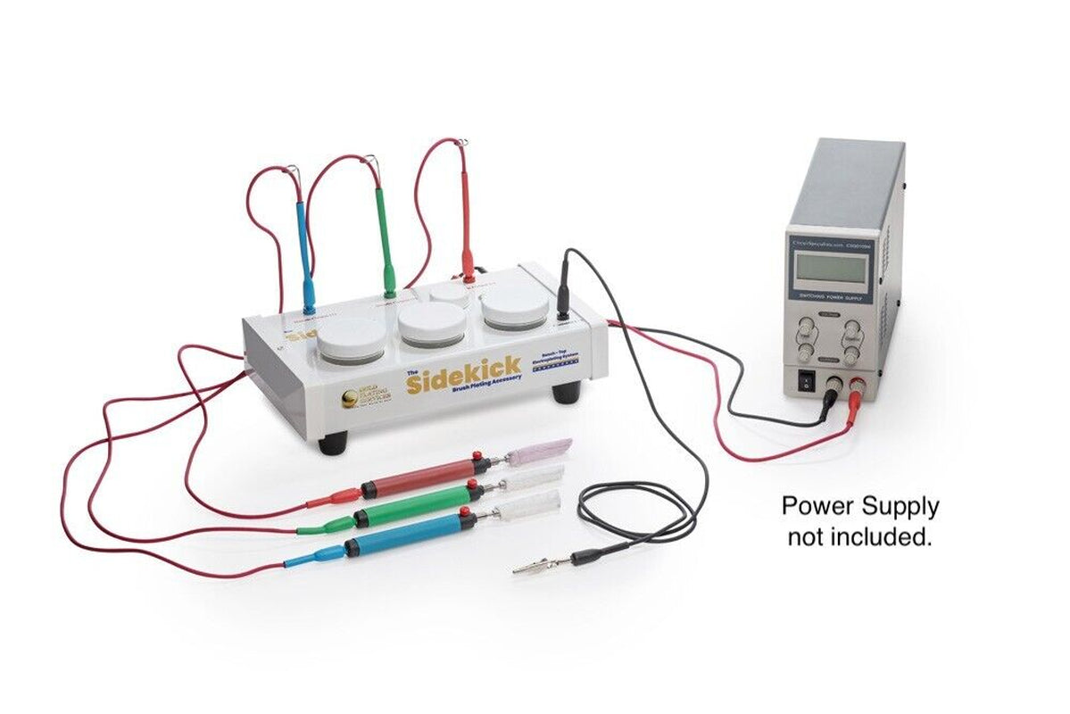 The Sidekick- Brush Electroplating Kit - 8 Oz Gold - Gold Plating Services