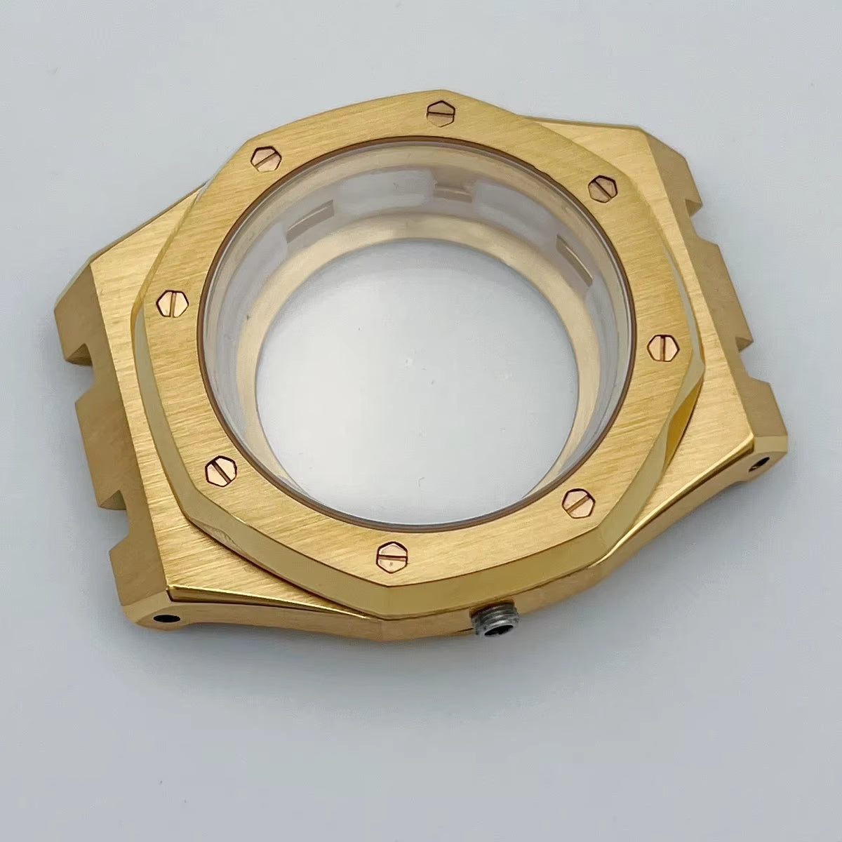 41Mm NH35 Case 31.8Mm Dial Pointers Gold Plated Stainless Steel Strap Bracelet for OAK NH35 Movement Assembly Watch Accessories