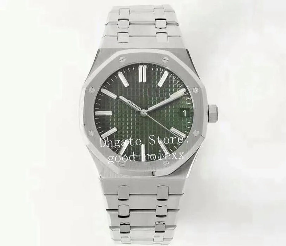 41Mm Watches Men Watch Men'S Automatic Cal.4302 Movement Mechanical 50Th Anniversary Dive Full Steel 15510 White Gray Blue Black Dial Wristwatches