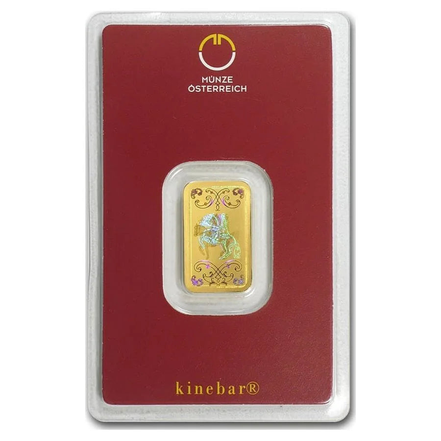 5 Gram Gold Bar - Kinebar Design (In Assay)