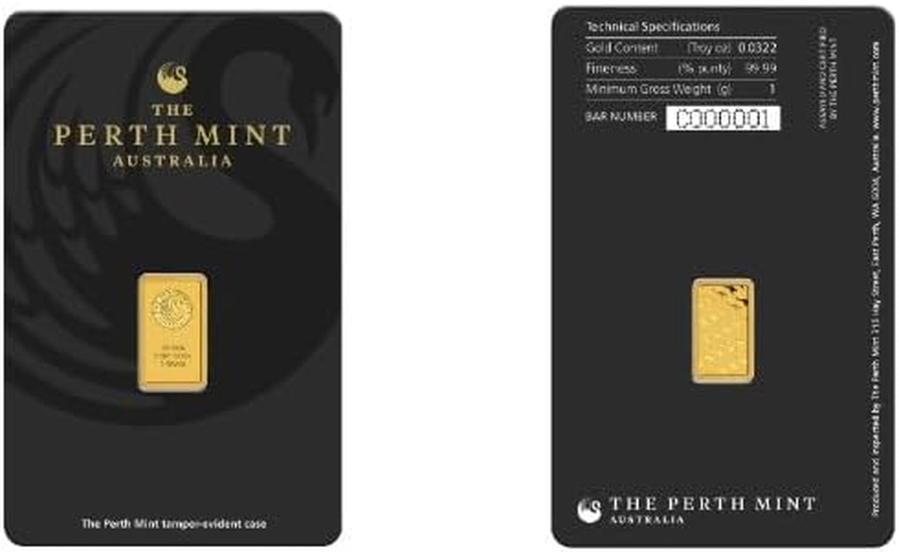 1 Gram Gold Bar - Australian 1 Gram Gold Bar in Card