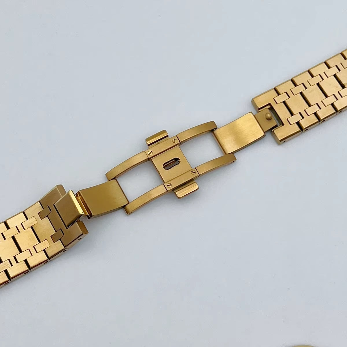 41Mm NH35 Case 31.8Mm Dial Pointers Gold Plated Stainless Steel Strap Bracelet for OAK NH35 Movement Assembly Watch Accessories