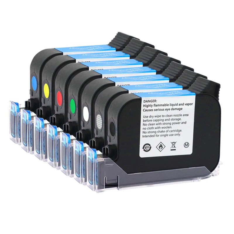 2588+ 2588 2588+M Handheld Printer Ink Cartridge Fast Dry Eco Solvent Print Height 12.7Mm Inkjet Printer Colorful Ink Cartridge