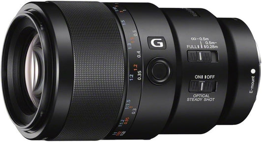 SEL90M28G FE 90Mm F/2.8-22 Macro G OSS Standard-Prime Lens for Mirrorless Cameras,Black