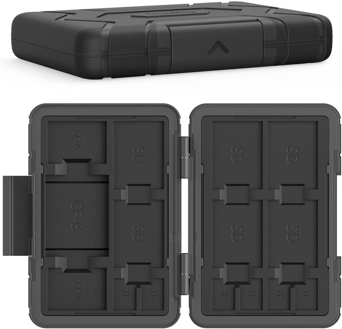 Memory Card Holder Case 15 Slots, Water-Resistant for SD Card, Micro SD Card, Cfexpress Type A/Type B Card, XQD Card - 3192