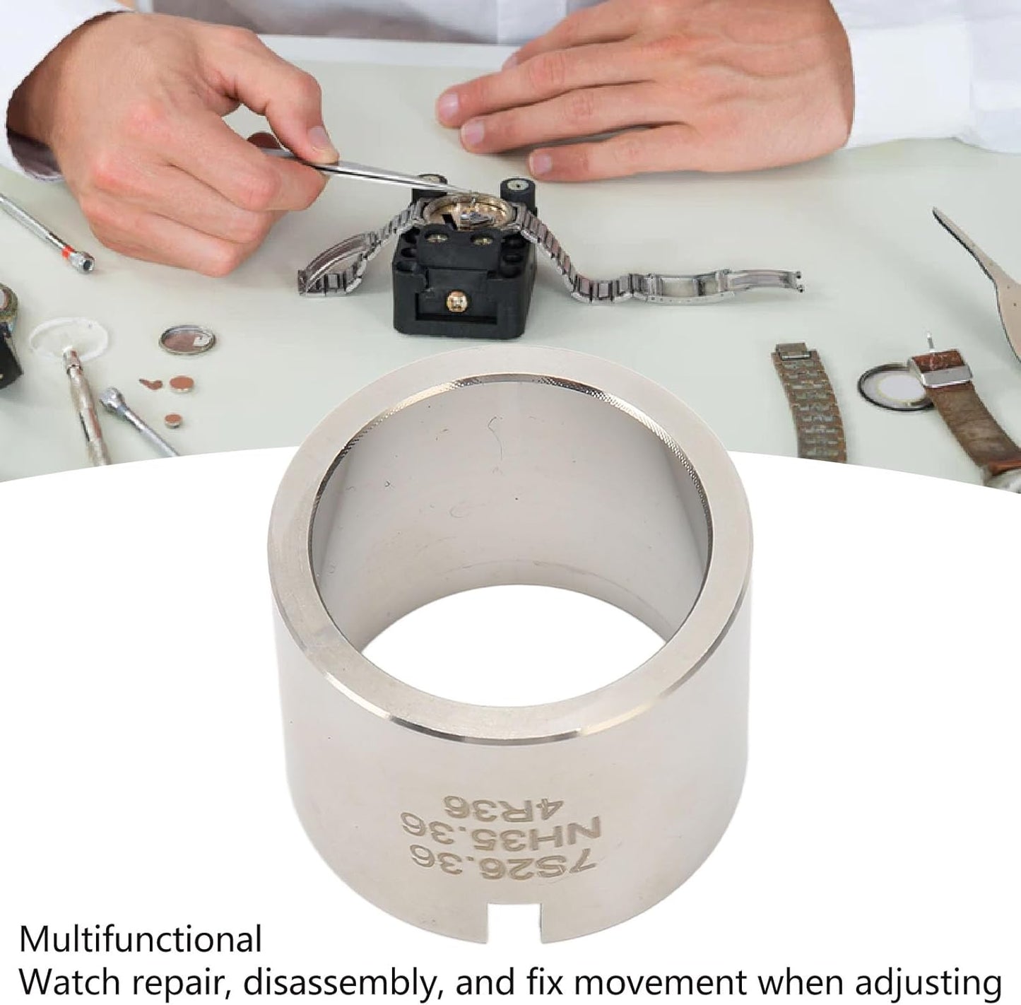 Watch Movement Holder, Proof Movement Base Repair Assembly Tool for 36 7S26 7S36 4R, Multi Purpose with Easy to Use