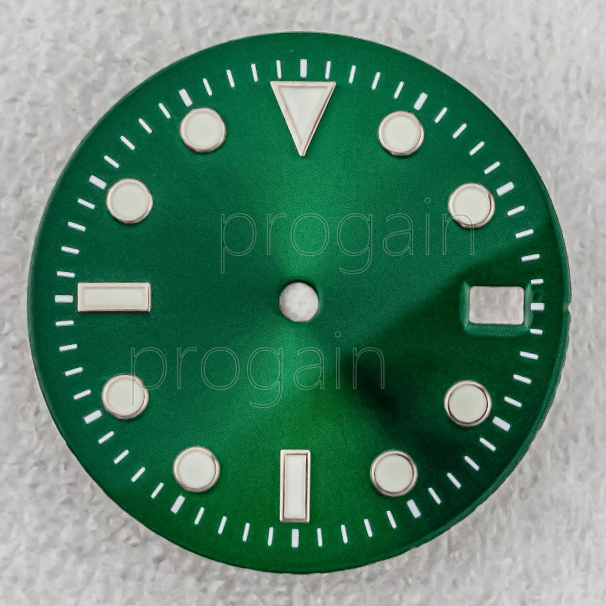 New NH35 Dial Green Luminous Watch Faces 28.5Mm Single/Double Calendar Dial Fit NH34 NH35 NH36 Movement SUB GMT Watch Parts