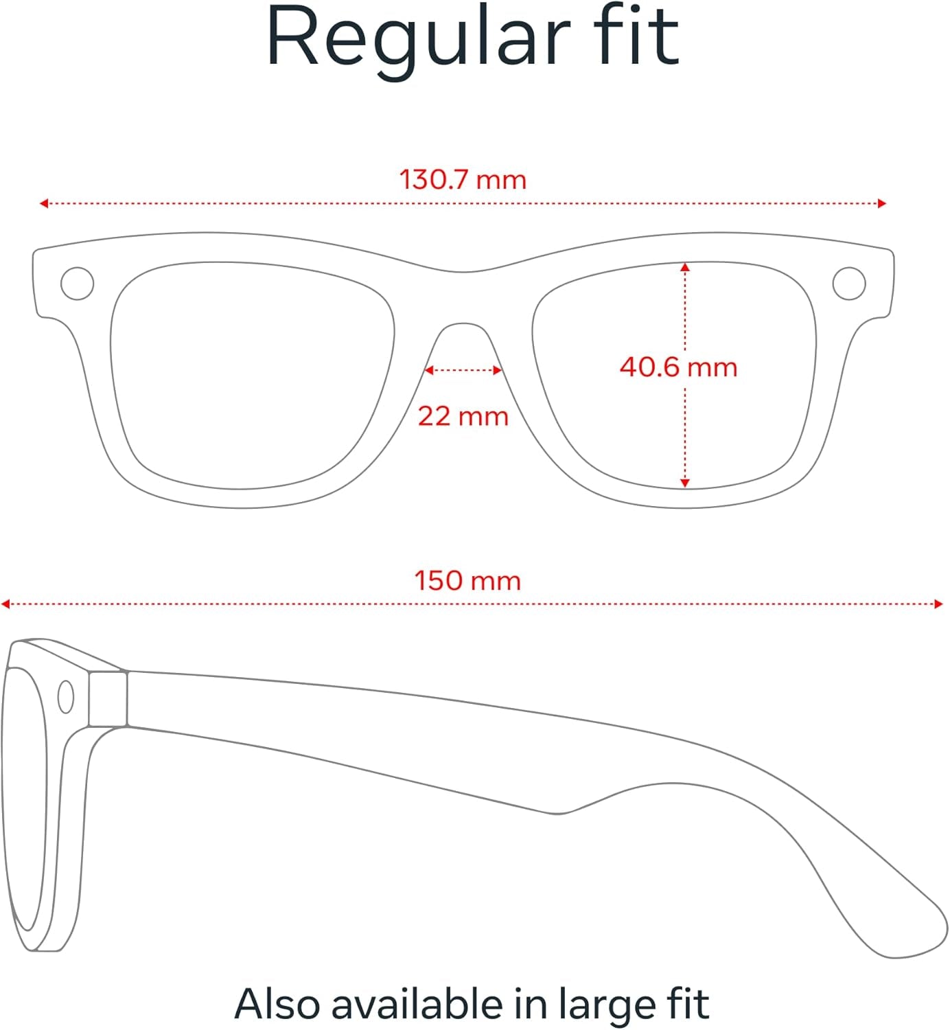 Ray-Ban  Glasses, Wayfarer