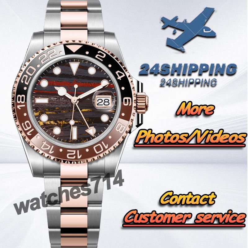 Clean Factory Mens Watch Designer Watches Men Top Quality Clean Watch Rose Gold 40MM Cal.3285 Movement Watch 904L Ceramic Ring Sapphire Waterproof 100M Send Fedex