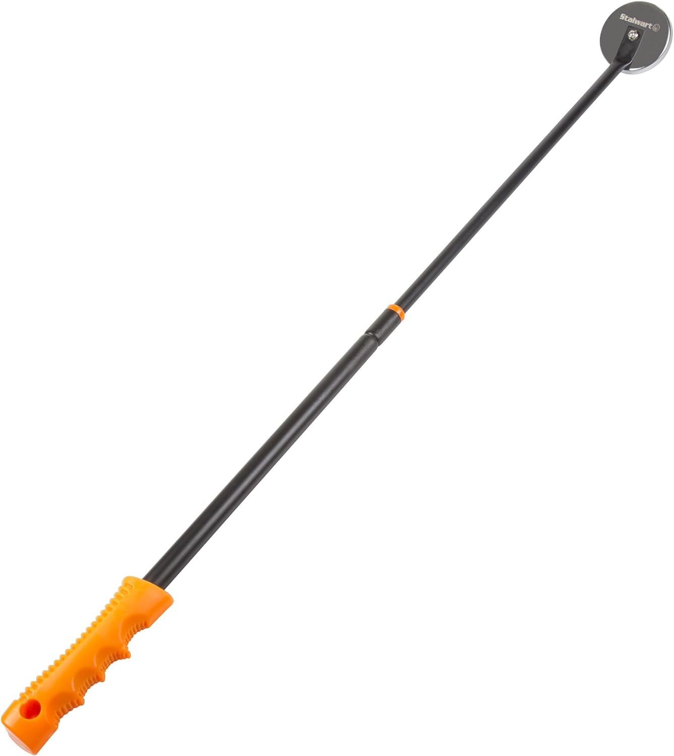 Telescoping Magnetic Pickup Tool - 40-Inch Magnet Stick with 50Lb Capacity to Safely Retrieve Nails, Screws, and Metallic Objects by  (Orange)