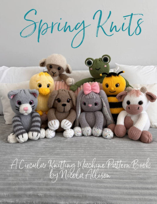 Spring Knits: a Circular Knitting Machine Pattern Book by Nicola Allison