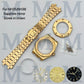 41Mm NH35 Case 31.8Mm Dial Pointers Gold Plated Stainless Steel Strap Bracelet for OAK NH35 Movement Assembly Watch Accessories