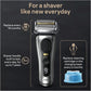 Series 9 PRO+ 9577Cc Electric Razor for Men, 5 Pro Shave Elements & Precision Long Hair Trimmer, 6In1 Smartcare Center, Powercase for Mobile Charging, Wet & Dry, 60Min Battery Runtime