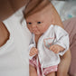 Dolls 14Inch Full Body Silicone Bebe Reborn Girl Coco Dolls Boy Isaac Doll Soft Lifelike Baby DIY Blank Toys 231024