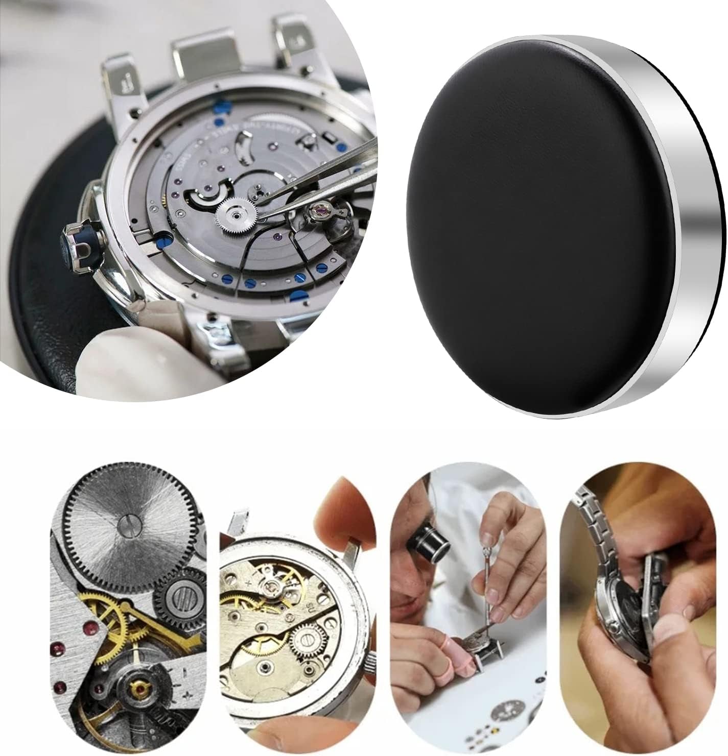 Watch Cushion Watch Case Casing Cushion Pad Holder Movement Changing Battery Repair Kit Tool