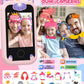 Kids Smart Phone for Girls Unicorns Gifts for Girls Toys 8-10 Years Old Phone Touchscreen Learning Toy Christmas Birthday Gifts for 3 4 5 6 7 8 9 Year Old Girls with 8G Memory Card