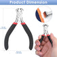 Jewelry Pliers, End Cutting Pliers End Nippers for Zipper Install Stops Repair