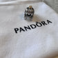 Authentic PANDORA Silver Cinderella Sparkling Carriage🎃 Charm💗 Flannelette Bag