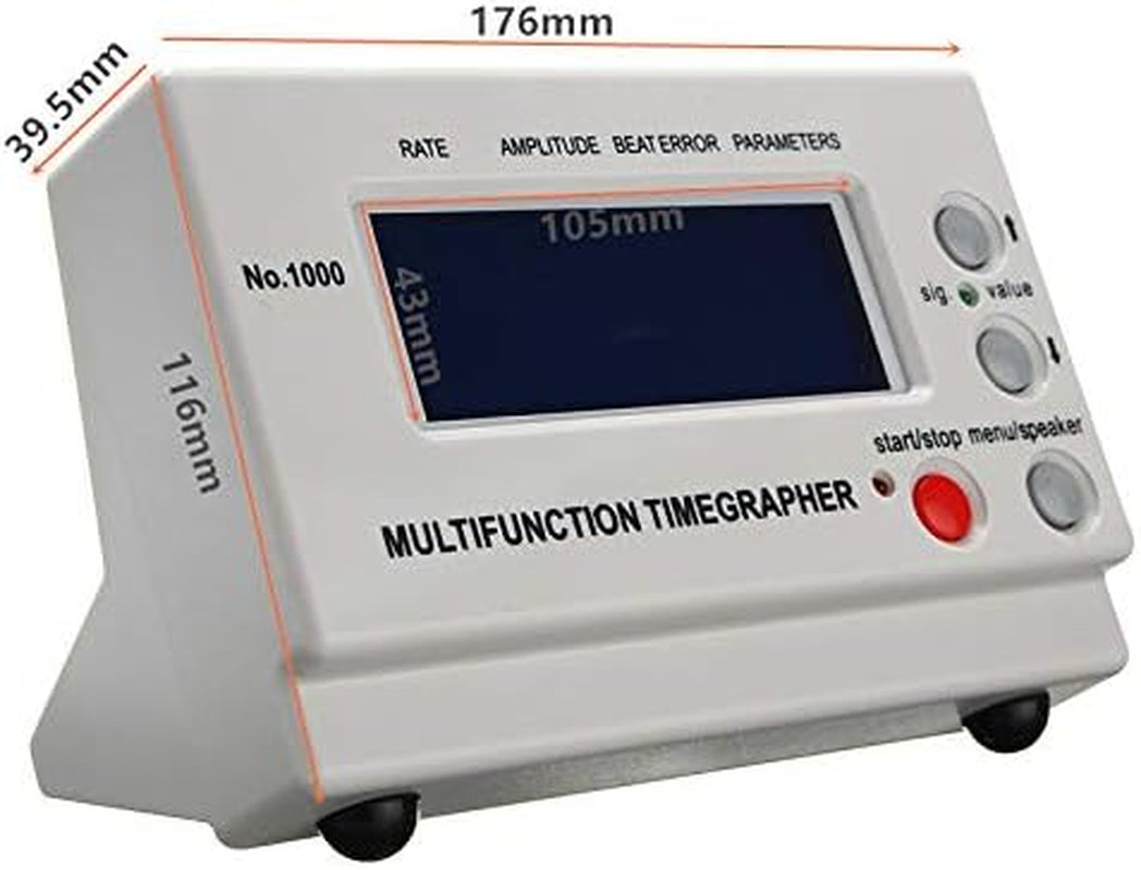 Timegrapher No.1000, Multifunctional Watch Tester, Watch Timing Machine for Watchmaker, Watch Calibration Tool for Mechanical Watches