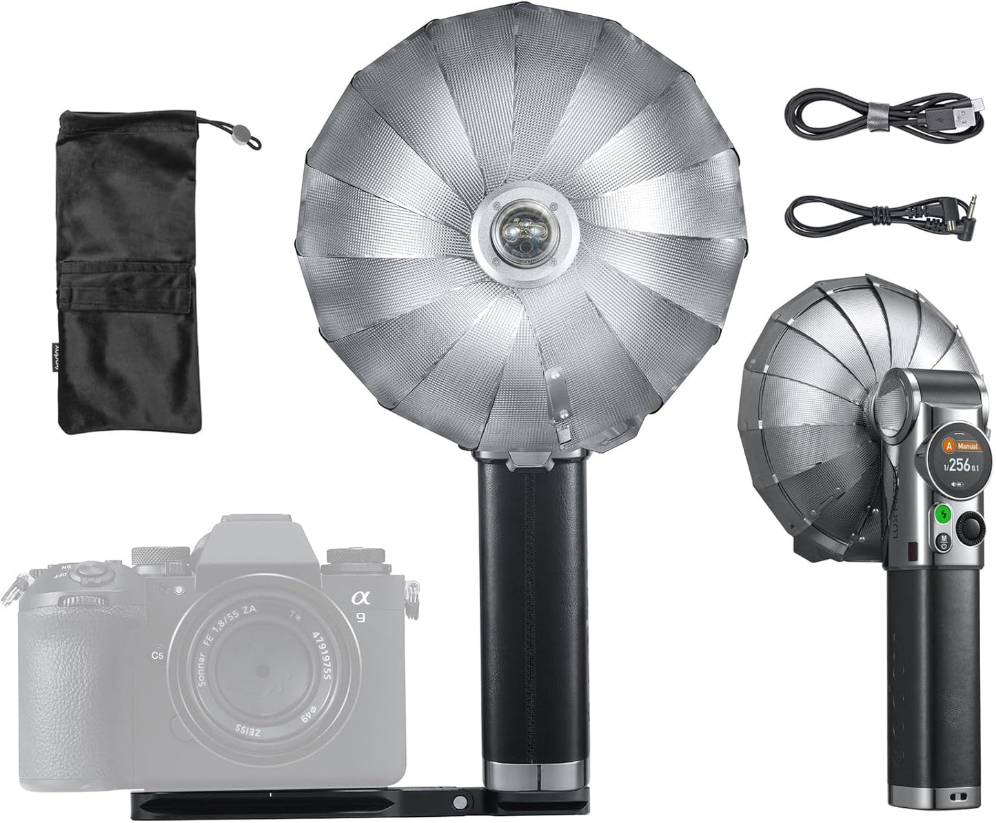 Lux Master Retro TTL HSS Camera Flash,Touch Screen,Wireless Sync, Built in Battery,2.4G Wireless X System Compatible with Sony/Nikon/Canon/Fuji/Leica/Sigma/Panasonic