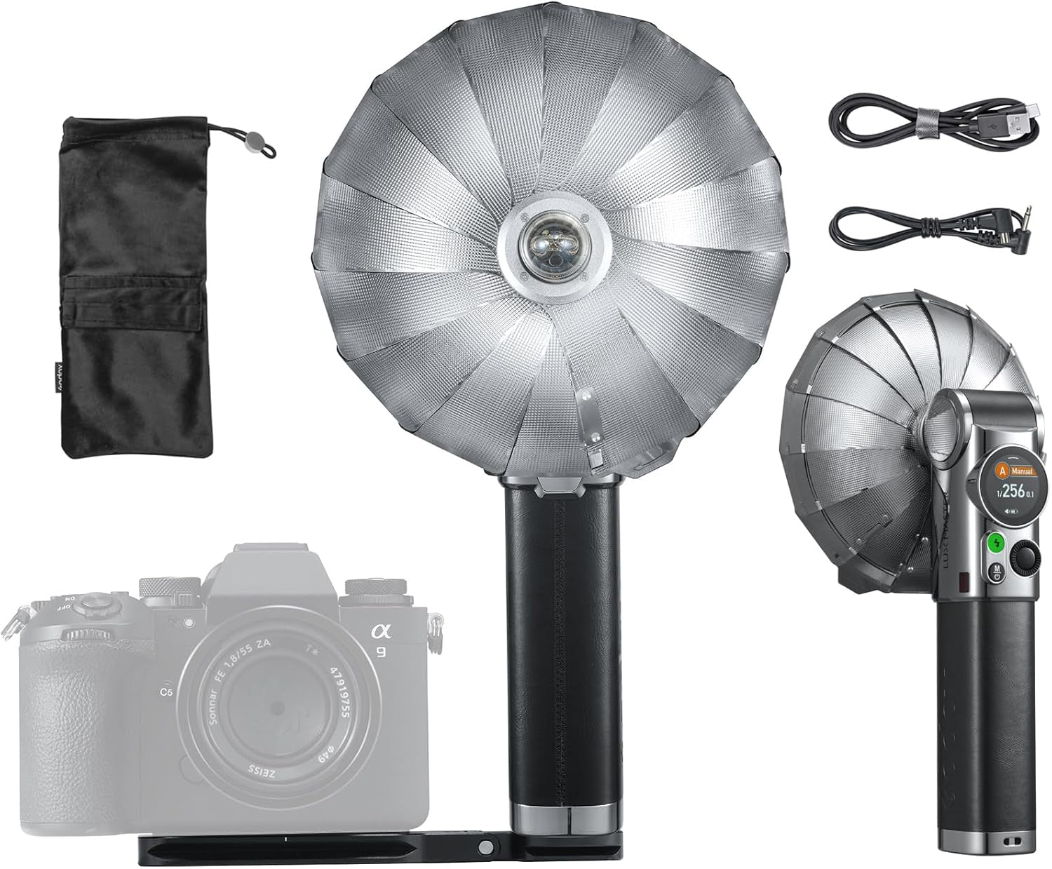 Lux Master Retro TTL HSS Camera Flash,Touch Screen,Wireless Sync, Built in Battery,2.4G Wireless X System Compatible with Sony/Nikon/Canon/Fuji/Leica/Sigma/Panasonic