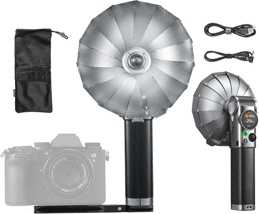 Lux Master Retro TTL HSS Camera Flash,Touch Screen,Wireless Sync, Built in Battery,2.4G Wireless X System Compatible with Sony/Nikon/Canon/Fuji/Leica/Sigma/Panasonic