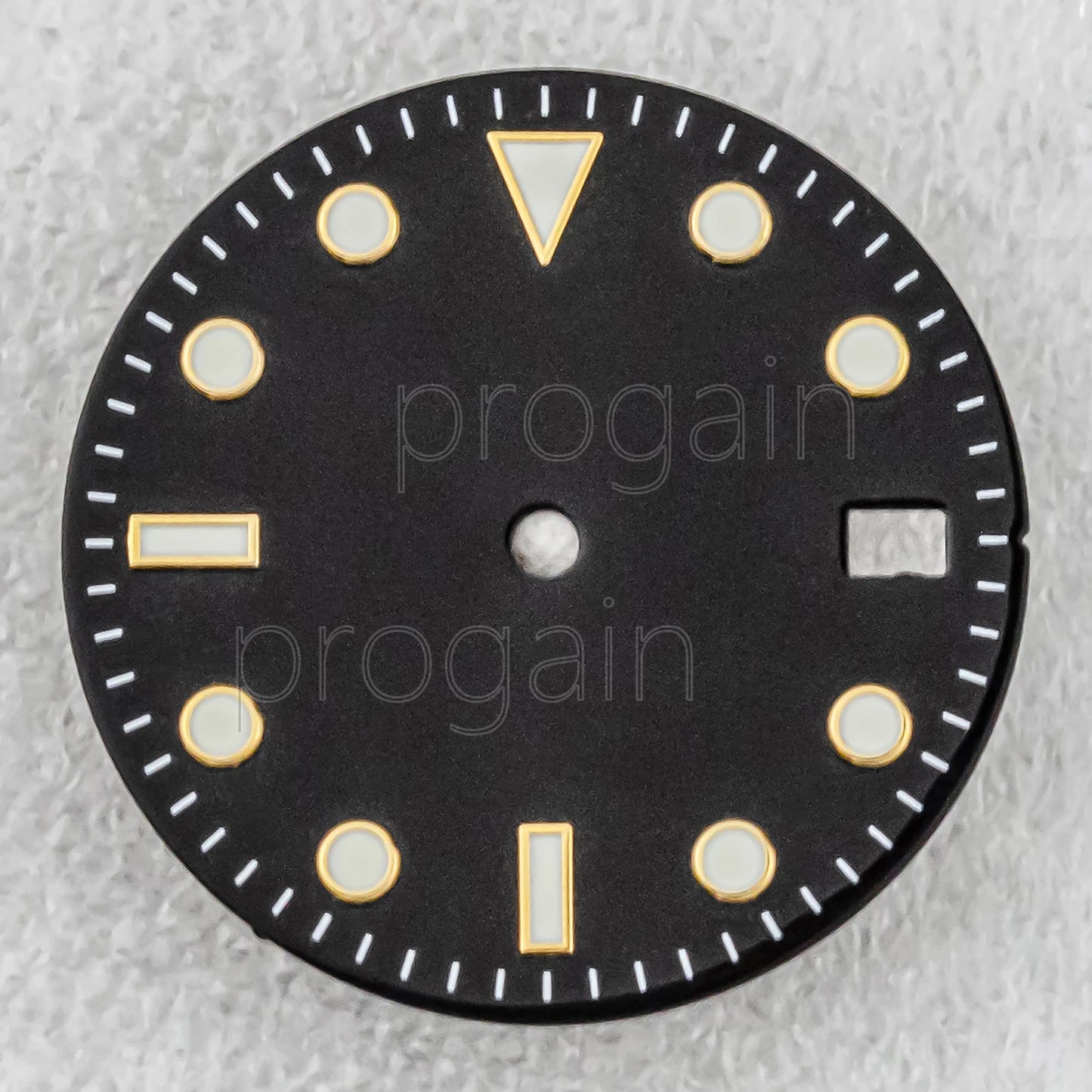 New NH35 Dial Green Luminous Watch Faces 28.5Mm Single/Double Calendar Dial Fit NH34 NH35 NH36 Movement SUB GMT Watch Parts